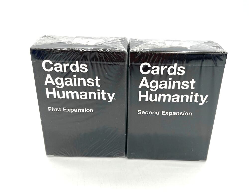 Cards Against Humanity First & Second Expansion Packs New Sealed